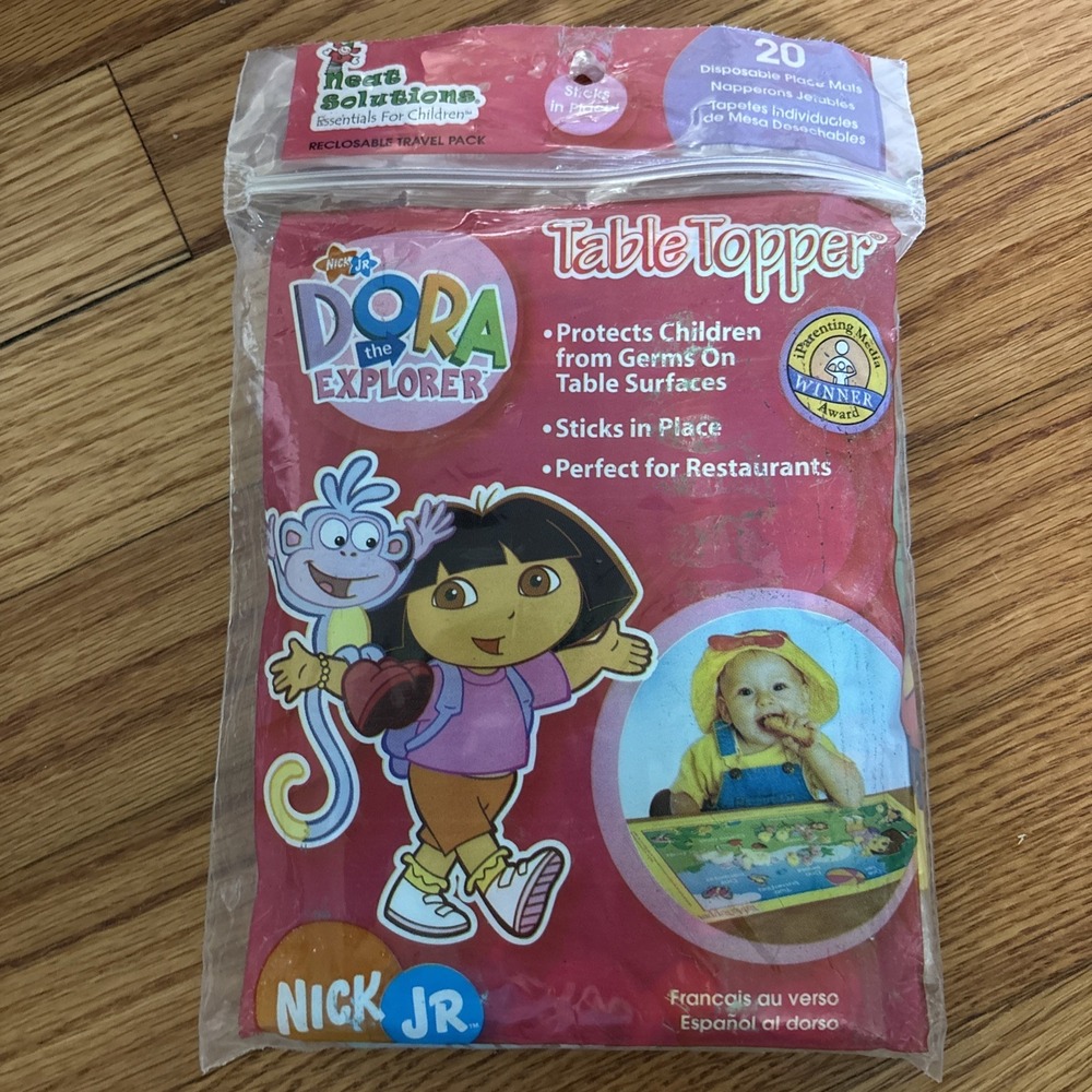 Neat Solutions Dora The Explorer 19 Disposable Placemats Nick Jr. Party Decor